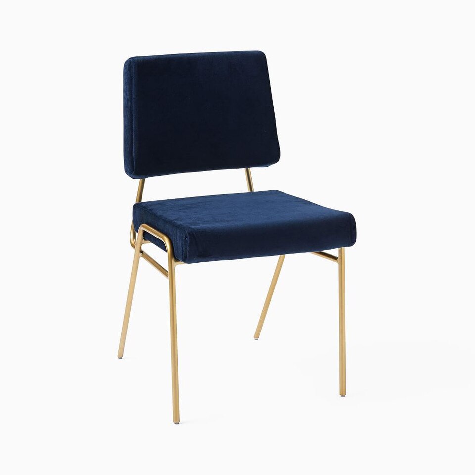 Wire Frame Upholstered Dining Chair West Elm UK